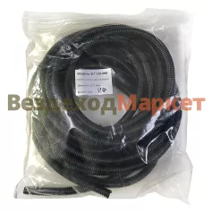 Трубка гофрированная негорючая, разрезная SLT-10 /внутр. d=10мм; L=10м Titan