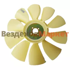 Крыльчатка вентилятора 238БЕ-1308012 /D=660мм; d=65мм; 10 лопастей, пластик