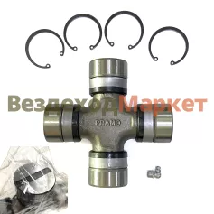 Крестовина 4310-2205025 с маслёнкой и стоп. планку H=155мм; D=50мм /ПРАМО/