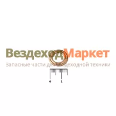 Шайба медная М09х15х0,5/312471-П рифленая под форсунку