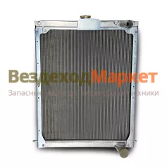 Радиатор водян. алюм. 4320Б5А-1301010 2-х ряд. (УРАЛ4320, NEXT дв.ЯМЗ 536.02-10)  (ШААЗ)
