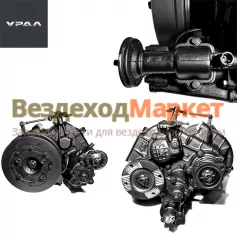 РК 4320П2-1800012-01 (ДОМ-40%, пневмовключ. спид электр.2 фланца евро, торм стоян.) (АО АЗ  УРАЛ )