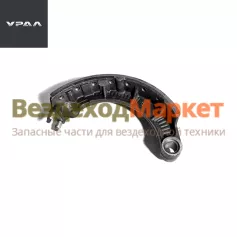 Колодка рабоч. тормоза в сб. 55571-3501090-20 (2-х пол. цилиндр. пружина н/о) (АО