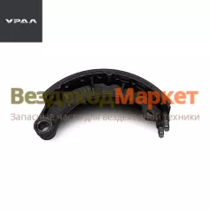 Колодка рабоч. тормоза в сб. 55571-3501090-11 (2-х пол. цилиндр. пружина с/о) (АО