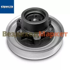 Шкив коленвала 650.1005050 с фланцем в сб. 9-х ручьевый (Автодизель)