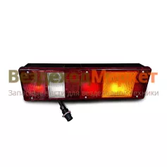 Фонарь зад. прав. 7442.3716-09 б/подс. с провод. и байонет. разъем. (КАМАЗ,МАЗ,УРАЛ) 24В РУДЕНСК