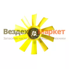 Крыльчатка вентилятора 236НЕ-1308012/D=540мм; d=65мм; 10 лопаст., пластик /ЯЗТО; ЯДД/