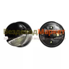 Фонарь габар. перед. 361.3731/24В черно-белый /ОСВАР/