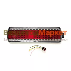 Фонарь зад. прав. 112.08.69 ДИОД с бок. штекером разъем 6-ми конт. КАМАЗ,МАЗ (КЭП АЕ)