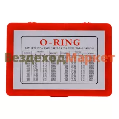 Набор уплотнительных резиновых колец Oring Kit 5А 00028011433 /красные (382шт)