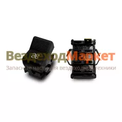 Клавиша вкл. и выкл. отопит. ВК343-01.12 (2-х конт. 1 полож.) ( Зил,Маз,Лаз,Краз) Автоарматура