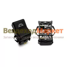 Клавиша освещ. салона ВК343-01.08 (ЗИЛ,КАМАЗ,ГАЗ) АВАР