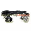 Кабель электрический прицепа KR-3828 /15Pin, выход 2х7 Pin. 1-полюсный сдвоенный L=4500мм металл. шт