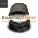 Колодка рабоч.тормоза  в сб.DZ9112340060 /220мм (задний средний мост) (АО