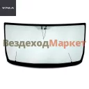 Стекло ветр. окна A21R23.5206010-10/1818х1012 с подогревом УРАЛ NEXT (АО